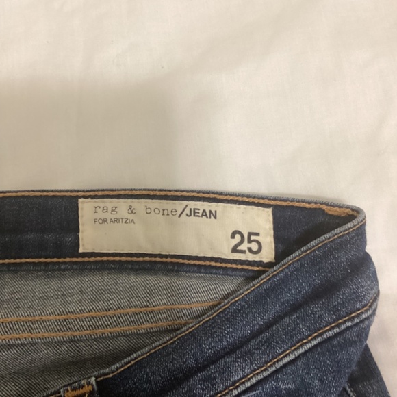 Rag & Bone for Aritzia Distressed Blue Jeans Size 25 - Picture 2 of 7